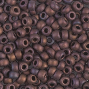 Miyuki Seed beads 8/0 2005- Metallic Dark Raspberry Iris Mat