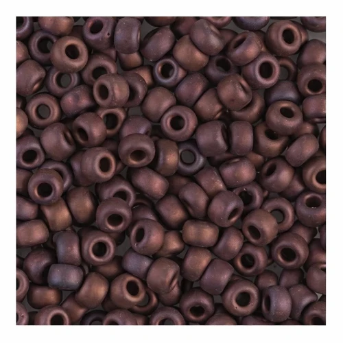Miyuki Seed beads 8/0 2005- Metallic Dark Raspberry Iris Mat