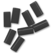 Miyuki Bugles 3mm BGL1-401 - Black x10g|raw }}