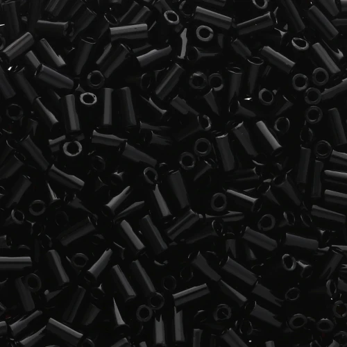 Miyuki Bugles 3mm BGL1-401 - Black x10g