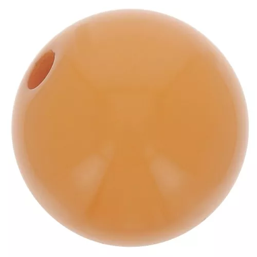 Polaris round bead Opaque 10mm Camel x1
