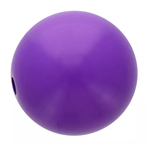 Polaris round bead Opaque  8mm Purple x1