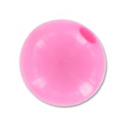 Polaris round bead Opaque  8mm Rose x1