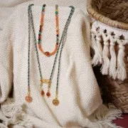 14x7mm 925 St. Silver Faceted charm - Gold plated - imitation Carnelian x1