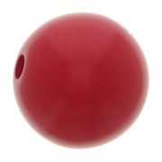 Polaris round bead Opaque  8mm dark Red x1