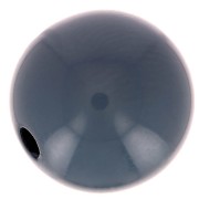 Polaris round bead Opaque  8mm Blue Anthracite x1|raw }}