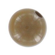 Polaris round bead Opaque  8mm Light Brown x1|raw }}