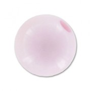 Polaris round bead Opaque  8mm Light Rose x1