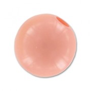 Polaris round bead Opaque  8mm Light Peach x1