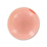 Polaris round bead Opaque  8mm Light Peach x1