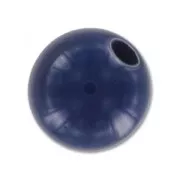 Polaris round bead Opaque  8mm Niht Blue x1