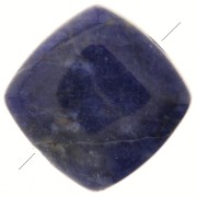 8mm Flat square gemstone bead - Sodalite x1|raw }}