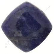8mm Flat square gemstone bead - Sodalite x1