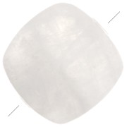 8mm Flat square gemstone bead - Moonstone x1|raw }}