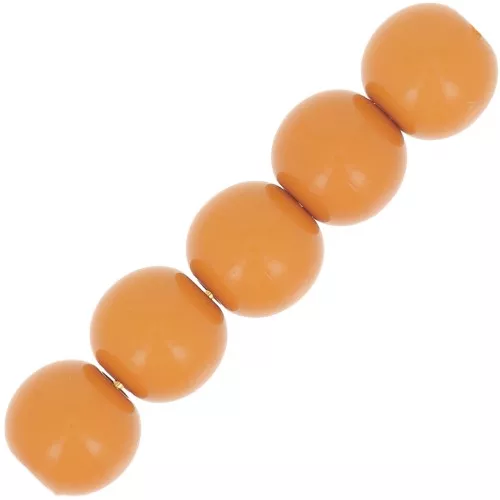 Opaque Polaris Rounds 6mm Camel x10