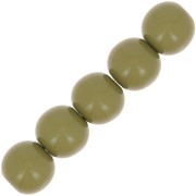 Opaque Polaris Rounds 6mm Khaki x10