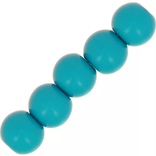 Opaque Polaris Rounds 6mm Indicolite x10
