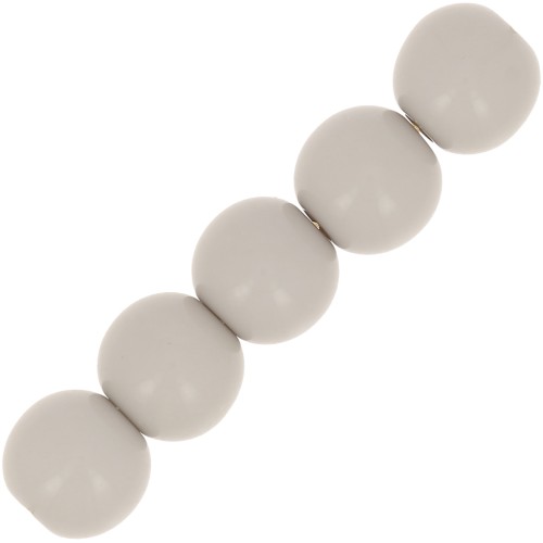 Opaque Polaris Rounds 6mm Grey x10