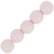 Opaque Polaris Rounds 6mm Light Rose x10|raw }}