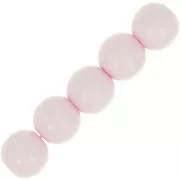 Opaque Polaris Rounds 6mm Light Rose x10
