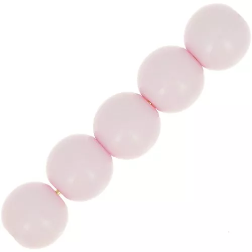 Opaque Polaris Rounds 6mm Light Rose x10
