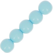 Opaque Polaris Rounds 6mm Aquamarine x10|raw }}