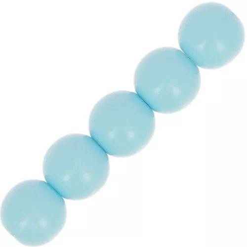 Opaque Polaris Rounds 6mm Aquamarine x10