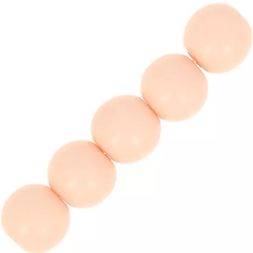 Opaque Polaris Rounds 6mm Light Peach x10