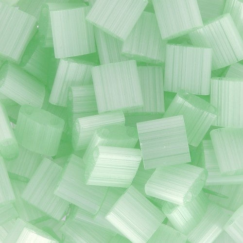 5x5x1.9mm Miyuki Tila Beads TL-2559 - Silk Pale Green x10g
