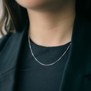 1mm Venetian mesh choker x44 cm