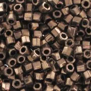 Miyuki Delica 10/0 Hex Cut DBMC0022 - Dark Bronze Metallic x8gr