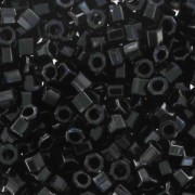 Miyuki Delica 10/0 Hex Cut DBMC0010 - Black x8gr