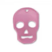 Pendant Skull 23 mm Pink x1