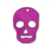 Pendant Skull 23 mm Fuchsia x1|raw }}