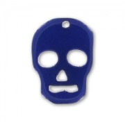 Pendant Skull 23 mm Dark Indigo x1