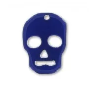 Pendant Skull 23 mm Dark Indigo x1