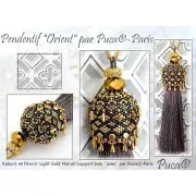 Kalos® by Puca® 4x3 mm - Dark Gold Bronze x10g