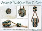 Kalos® by Puca® 4x3 mm - Dark Bronze Mat x10g