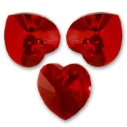 PureCrystal 6228 Hearts Siam 10,3x10mm x6