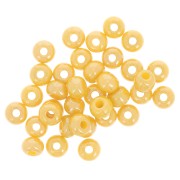 Preciosa Seed Beads 6/0 4 mm - Lustrous Yellow x 20 g