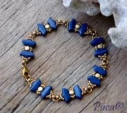 Kalos® by Puca® 4x3 mm - Gold Mat x10g