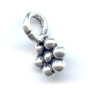 Silver little charms 8mm x10