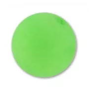 14mm Round Polaris bead - Neon Green x1