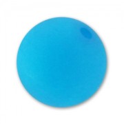 12mm Round Polaris bead - Neon Blue x1|raw }}