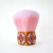 81x30mm Big blush make up brush - to decorate - square handle - Gold x1