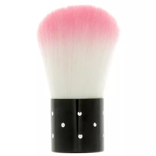 66x25mm Big blush make up brush - to decorate - strass - Black - White x1