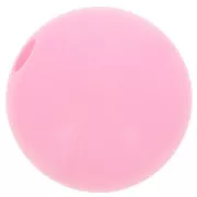 Polaris round bead Opaque 10mm Fluo Rose x1