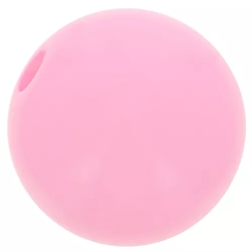 Polaris round bead Opaque 10mm Fluo Rose x1