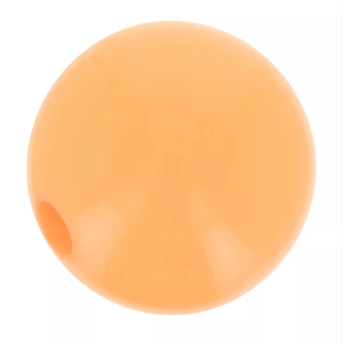 Opaque resin bead 10 mm Orange Pale x1