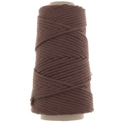 Cotton Supreme 3XL Combed Macrame Cotton Cord Spool - Chocolate x75m